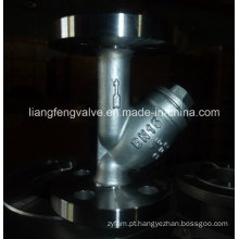 Y-Strainer of Flange End RF com aço carbono